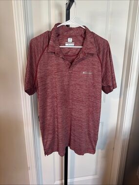 Columbia Men’s Marled Brick Red Polo